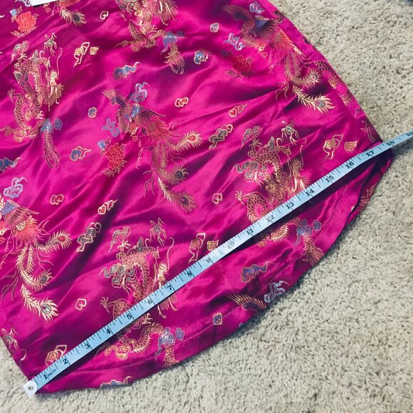 NWT Missguided Pink Jacquard Dragon and Phoenix Strappy Mini Dress - Picture 14 of 15